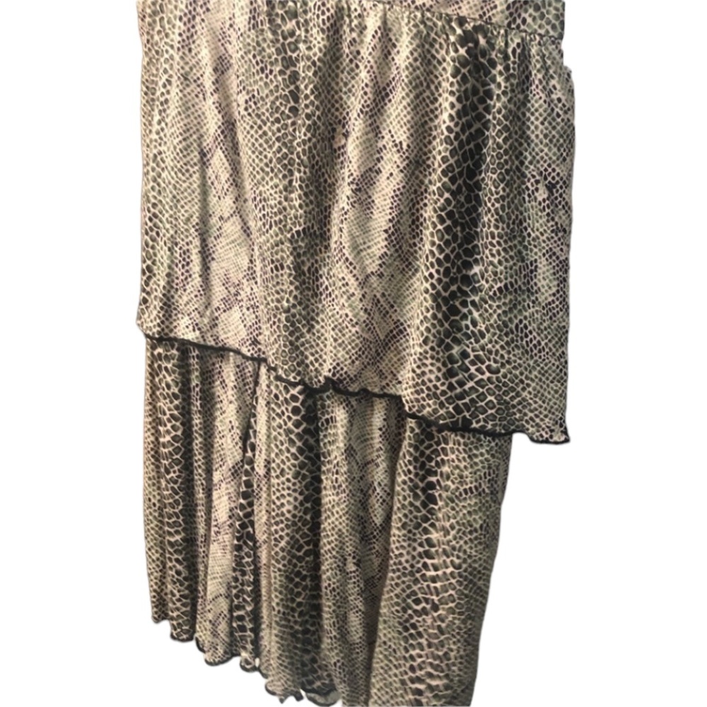 Cable & Gauge fits Lg -XL brown & ivory tiered reptile halter NWT